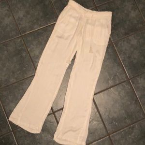 White Roxy Oceanside pants